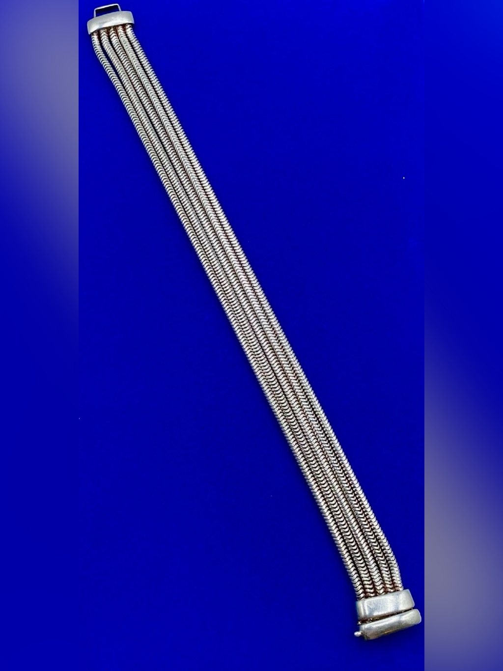 Joseph Esposito Espo Sterling Silver 925 Five-Strand Bracelet